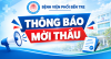 Thông báo mời thầu mua thiết bị y tế, hóa chất phục vụ công tác khám, chữa bệnh năm 2027-2028 của Bệnh viện Phổi Bến Tre