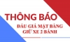 Thông báo đấu giá cho thuê mặt bằng giữ xe hai bánh tại Bệnh viện Lao và Bệnh Phổi 2022